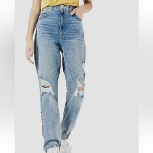 Levi’s x Deepika Padukone 70s High Rise Straight Leg Distressed Jeans 30x30